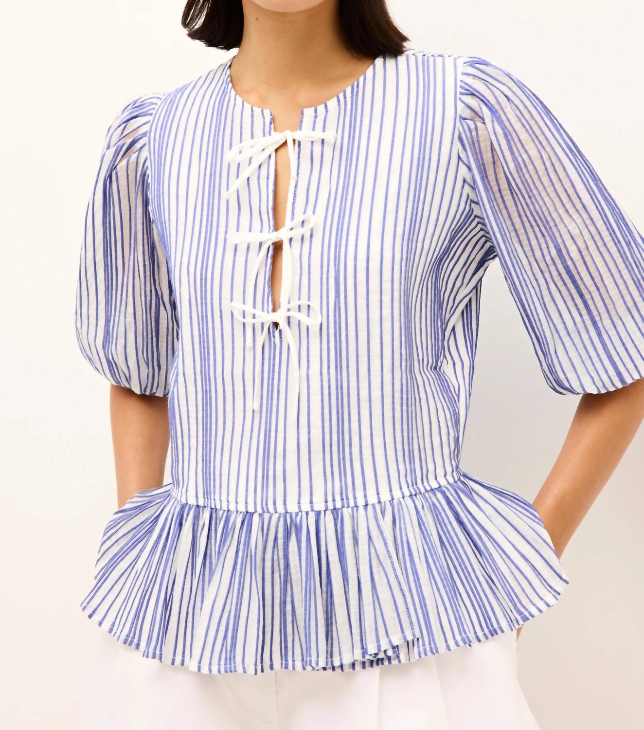Marie Oliver - Estella Front Tie Top