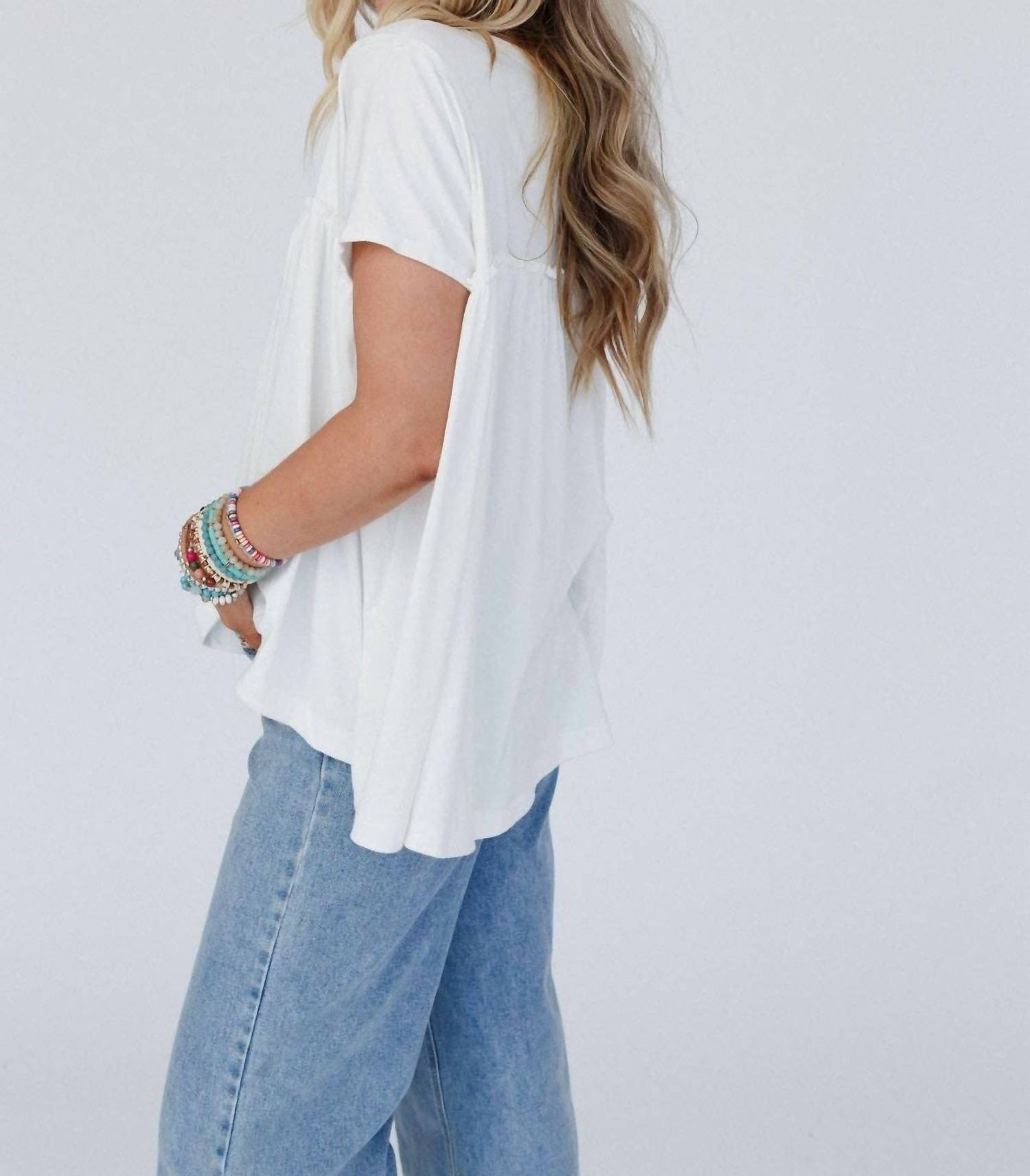 Three Bird Nest - Sunday Morning Babydoll Top