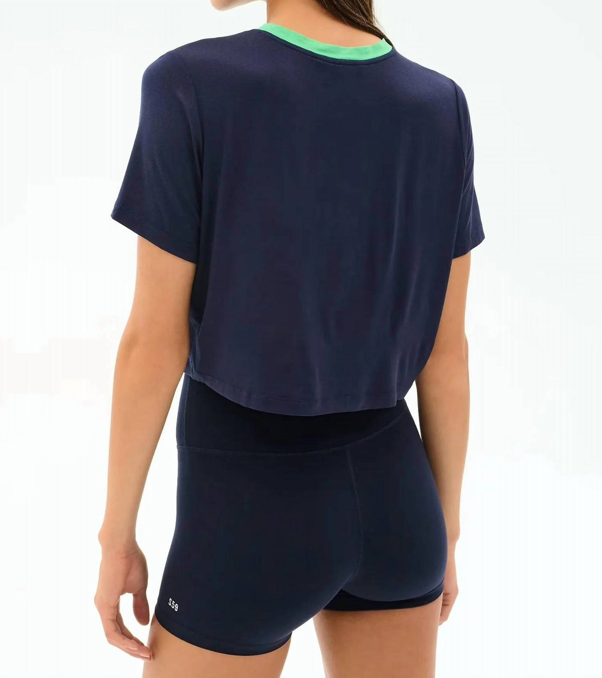 Splits59 - Djuna Crop Ringer Short Sleeve Top