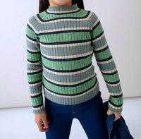 Mayoral - Long Sleeve Rib Turtleneck Sweater