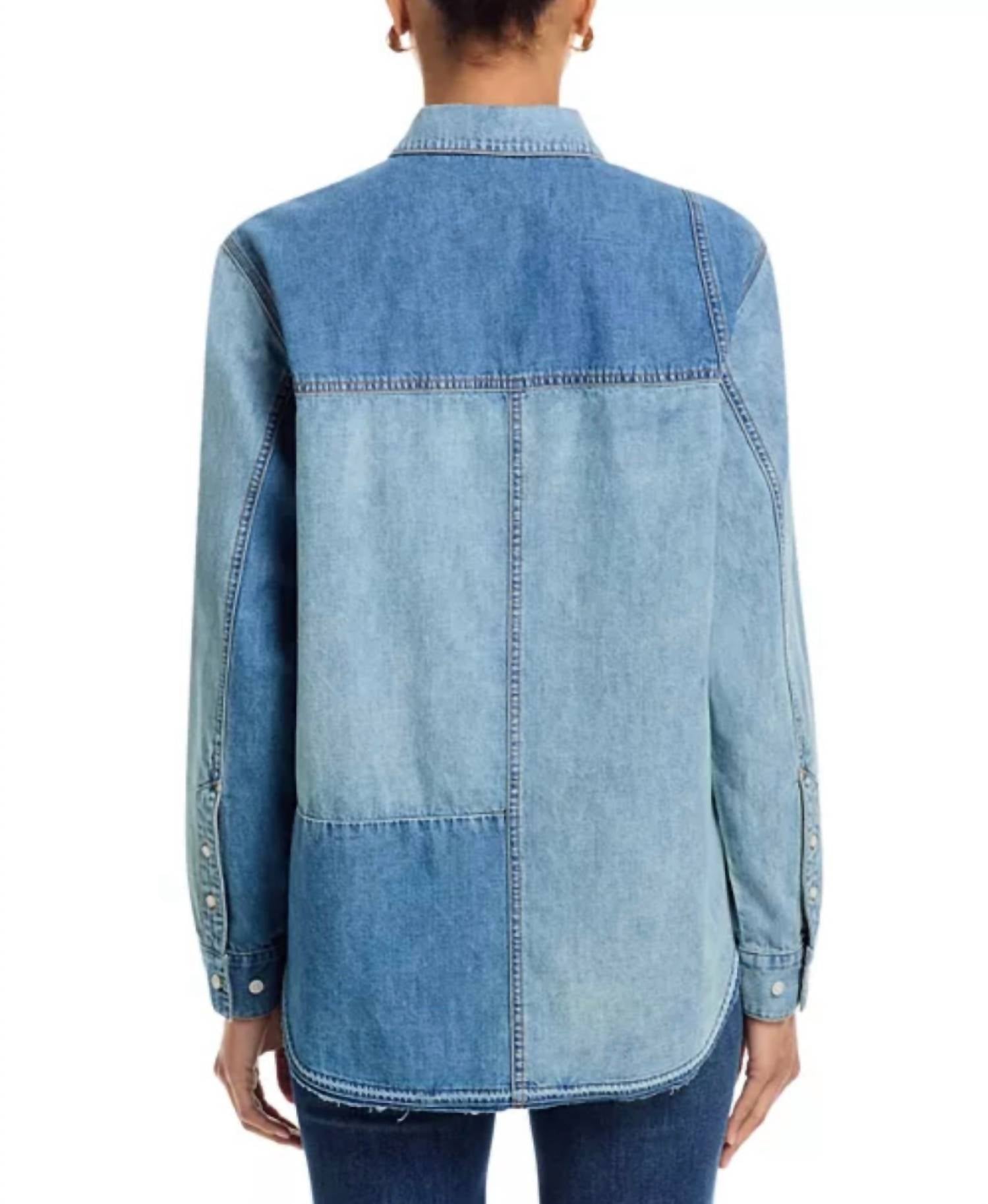 Veronica Beard - Time Travel Dalma Colorblock Button Down