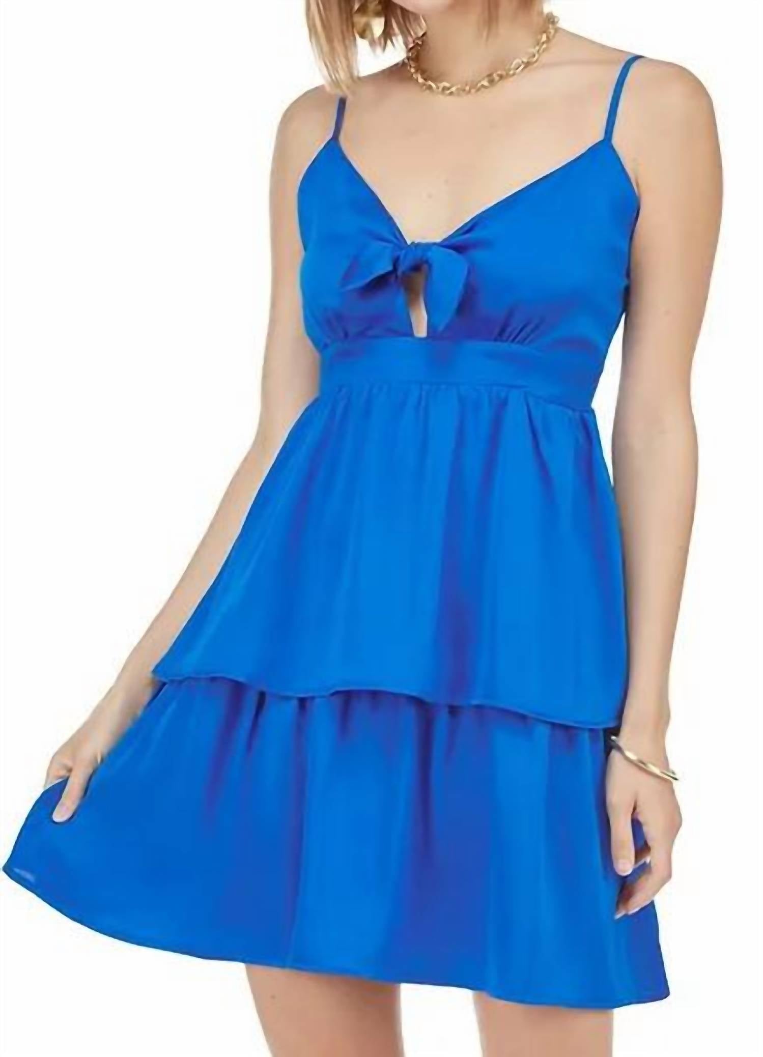 Joy Joy - Tie Front Layers Dress