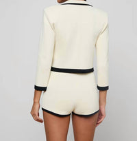 L'Agence - Janu Cropped Knit Jacket