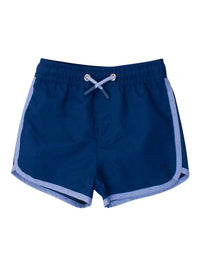 Rufflebutts - Boy's Dolphin Hem Swim Trunks