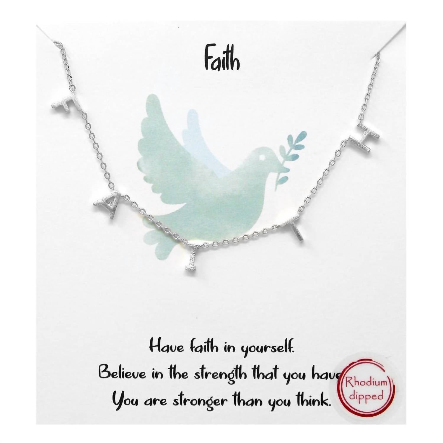 White Label - Women's Faith Necklace