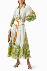 Beulahstyle - Flower Printed Top and Skirt Set