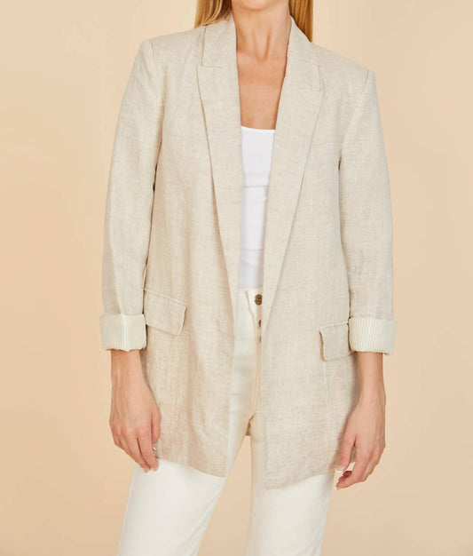 Dolce Cabo - Oversized Linen Blazer