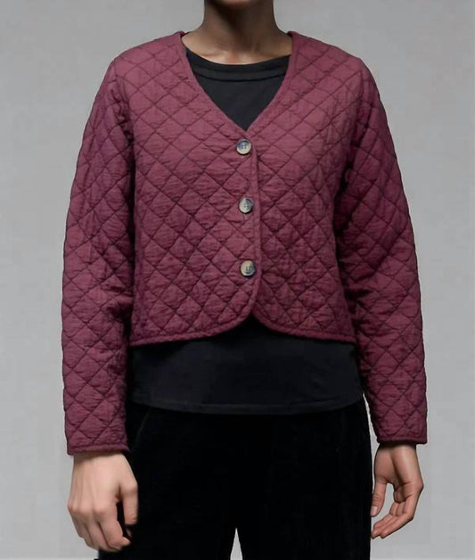 Cut Loose - 3 Button Quilted Jacket