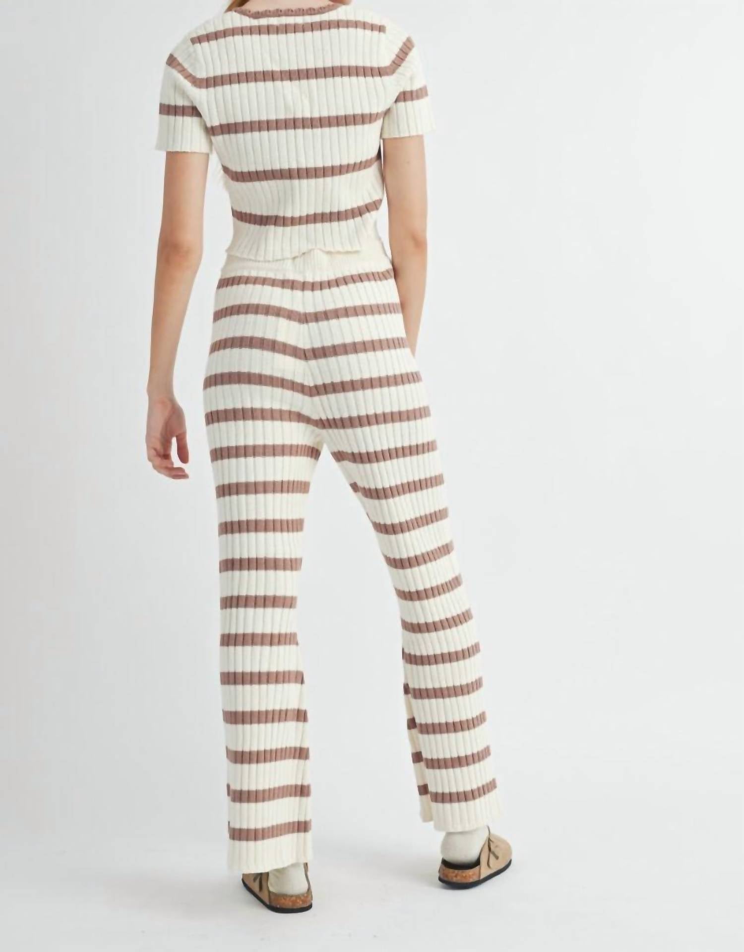 Mable - Women's Striped Set