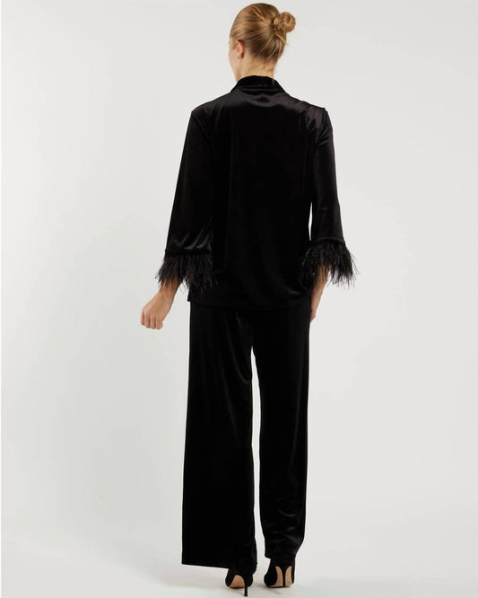 Jude Connally - Essie Jacket Stretch Velvet Blazer