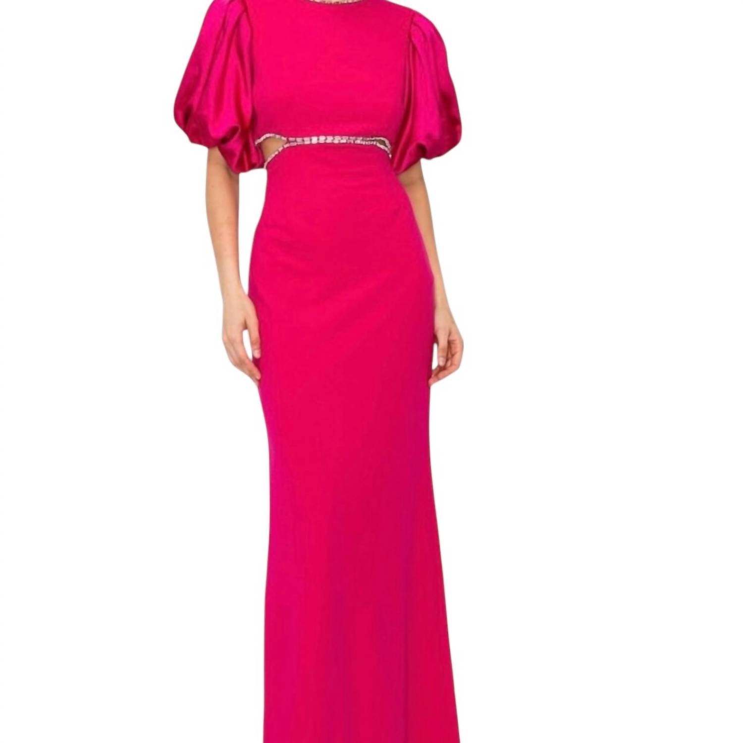 Ina Fashion - Puffy Sleeves Dress