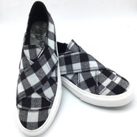 Gypsy Jazz - Women's Plaid Along Sneakers