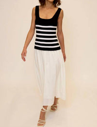 Central Park West - Tank Top Flowy Midi Dress