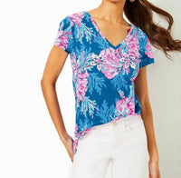 Lilly Pulitzer - Meredith V Neck Tee