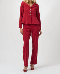 Joseph Ribkoff - Pull On Wide Leg Trouser Pants