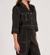 Elan - Jackie Button Up