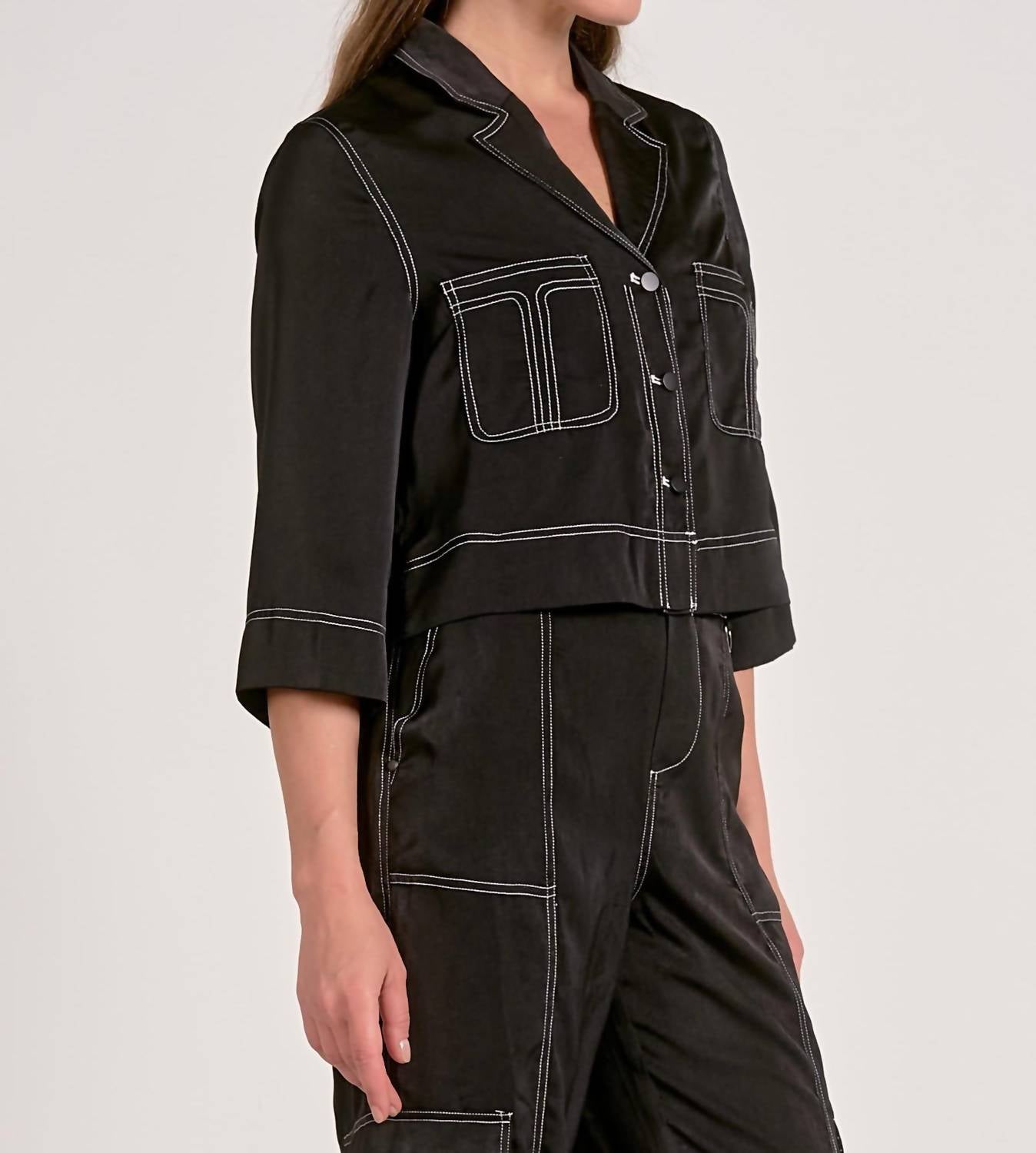 Elan - Jackie Button Up