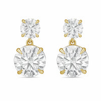 Diana M Jewels - Women's Round Lab-Grown Diamond Stud Earrings (20.00 Ct TCW) - Signature
