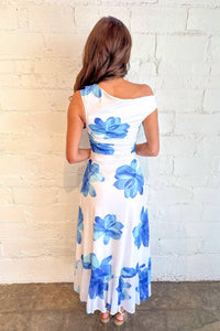 One & Only Riviera Bloom Maxi Dress in white - women's dress - alternate view