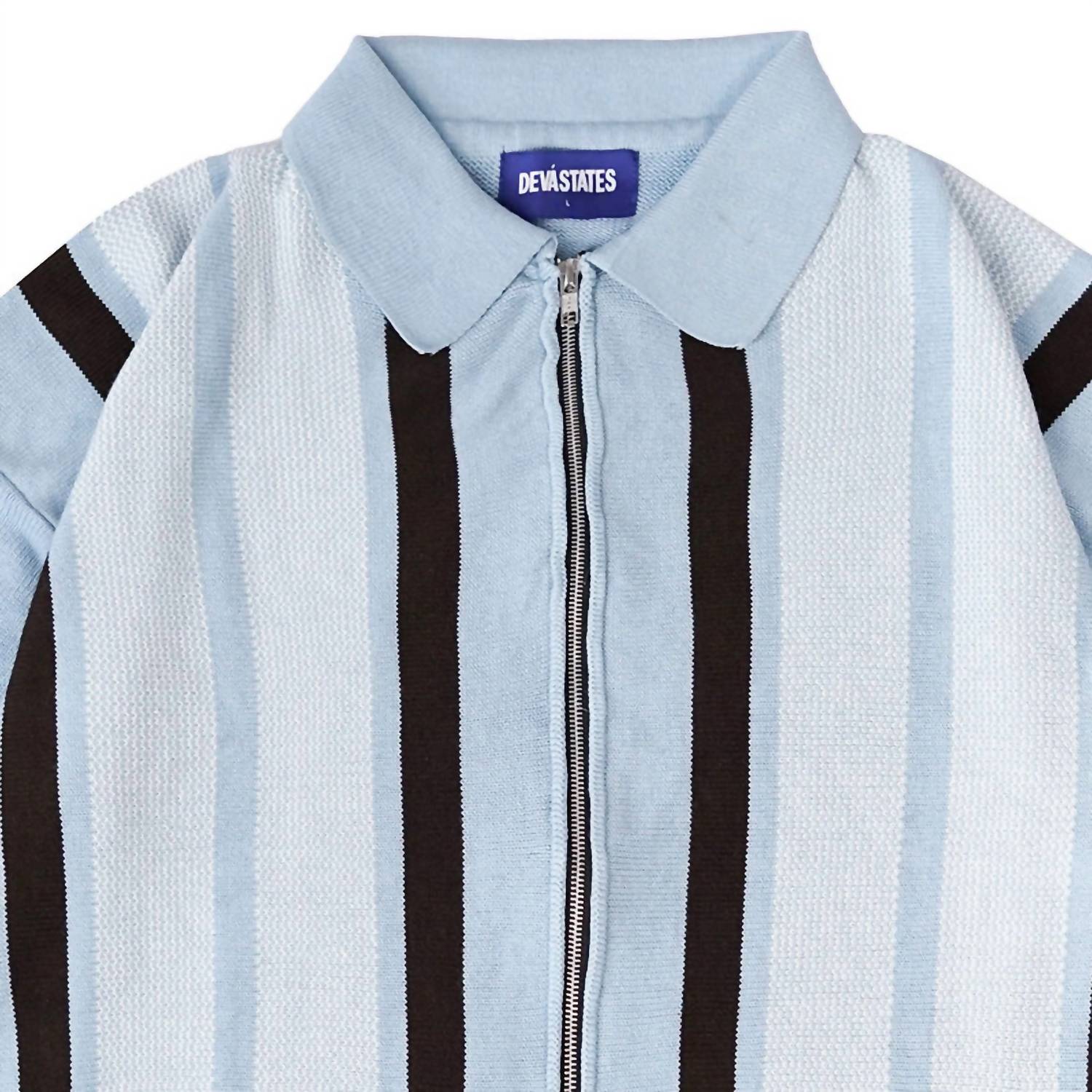 Devá States - Junior Short Sleeve Zip Knitted Polo Shirt