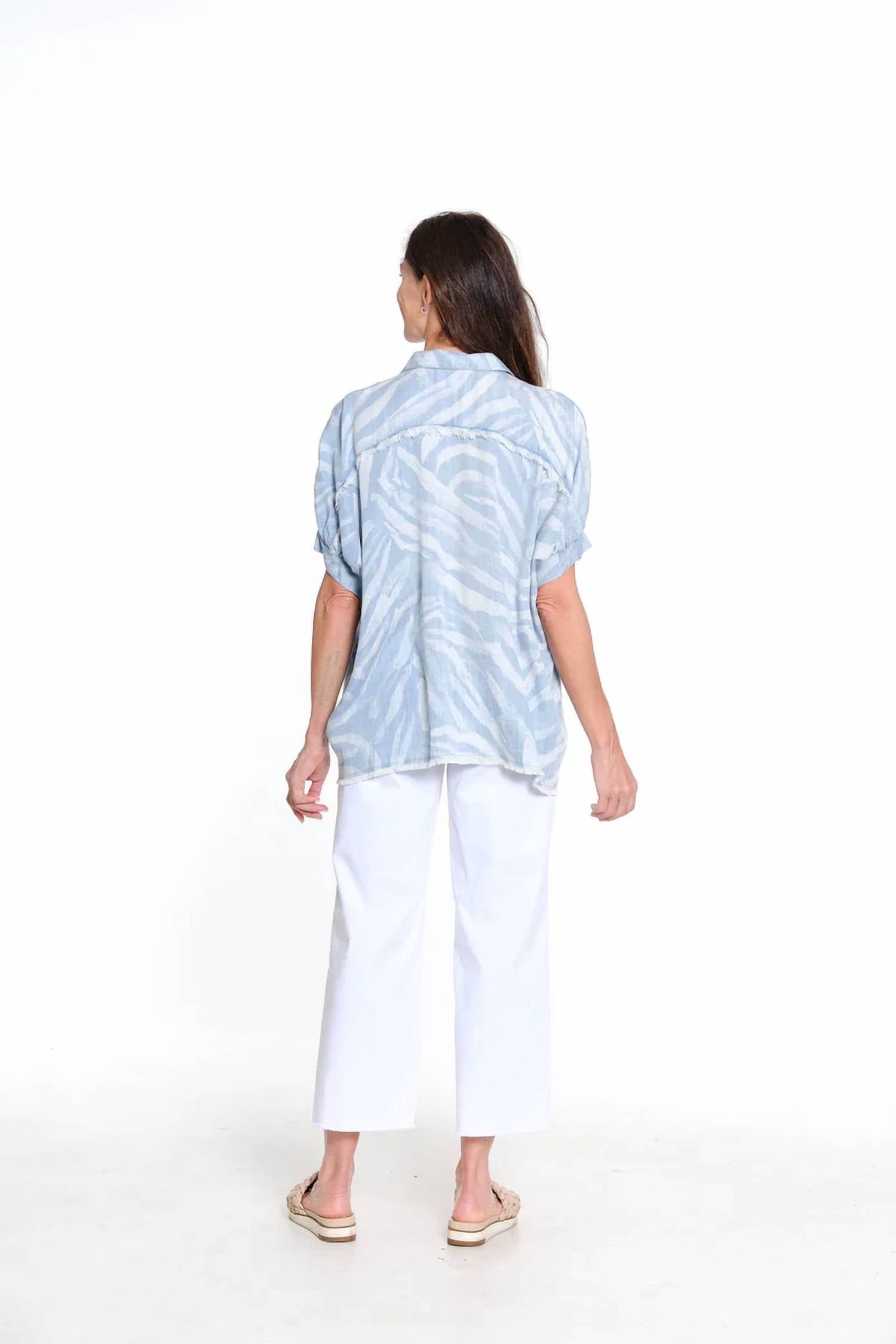Tru Luxe - Dolman Camp Shirt