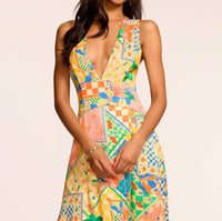 Ramy Brook - Felicity Plunging Sleeveless Midi Dress