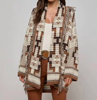 L'Agence - Jair Jacquard Frng Cardigan