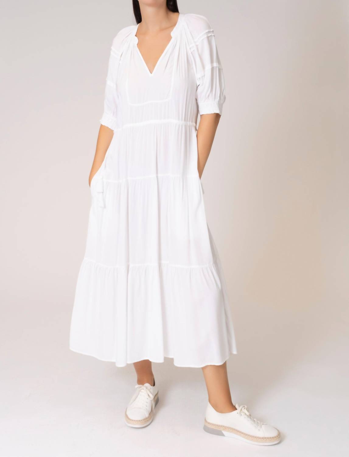 Area Stars - Side Tie Midi Dress