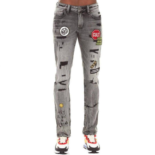 Cult Of Individuality - MEN'S ROCKER SLIM GRAFFITI JEAN