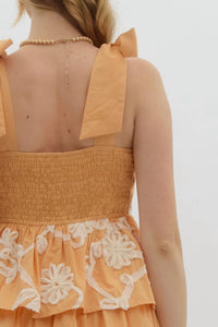 Entro - Ruffle Floral Tiered Maxi Dress