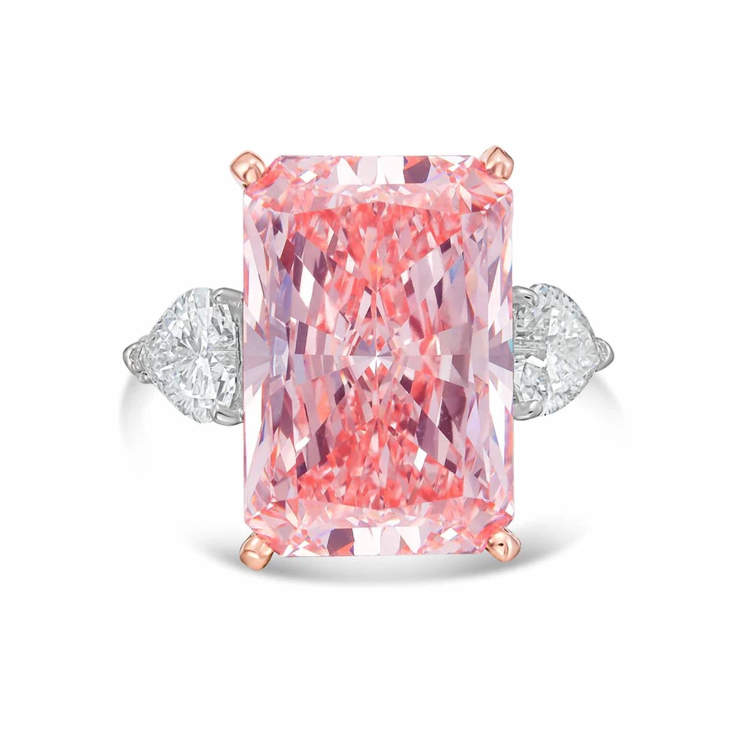 Diana M Jewels - Women's Radiant Lab-Grown Diamond Ring (6.00 Ct) - Elegant
