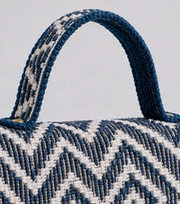 Elektra'S Workshop - Women's Top Handle Woven Resin Chain Bag