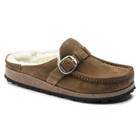 Birkenstock - WOMEN'S BUCKLEY SHEARLING SUEDE LEATHER CLOG - NARROW WIDTH