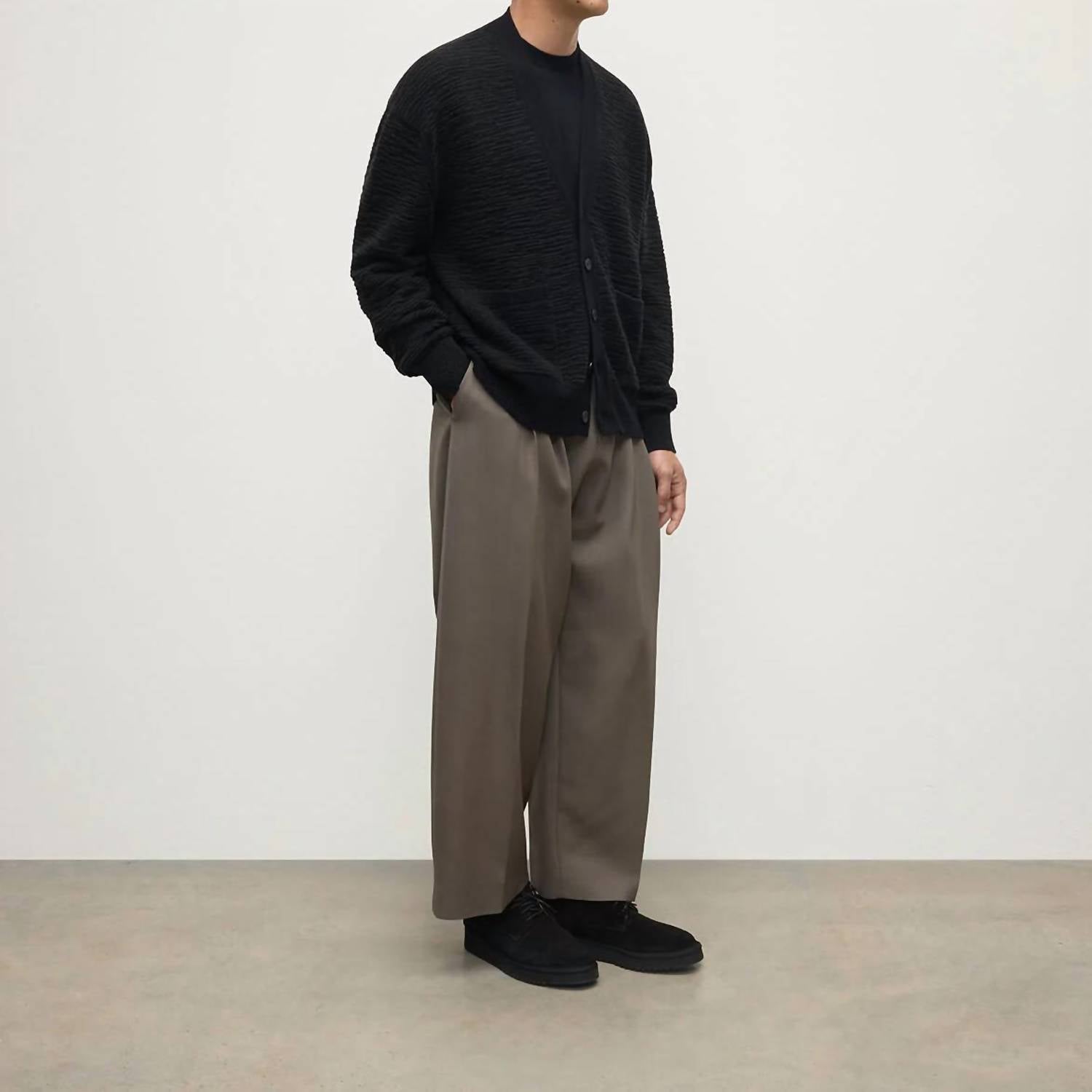 Johnstons Of Elgin - Plaited Textured Vee Cardigan