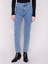 Charlie B - Corduroy Straight Leg Jeans