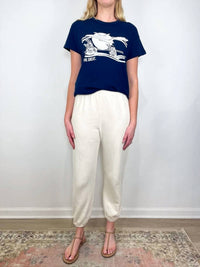 The Great. - Boxy Everglade Tee Top