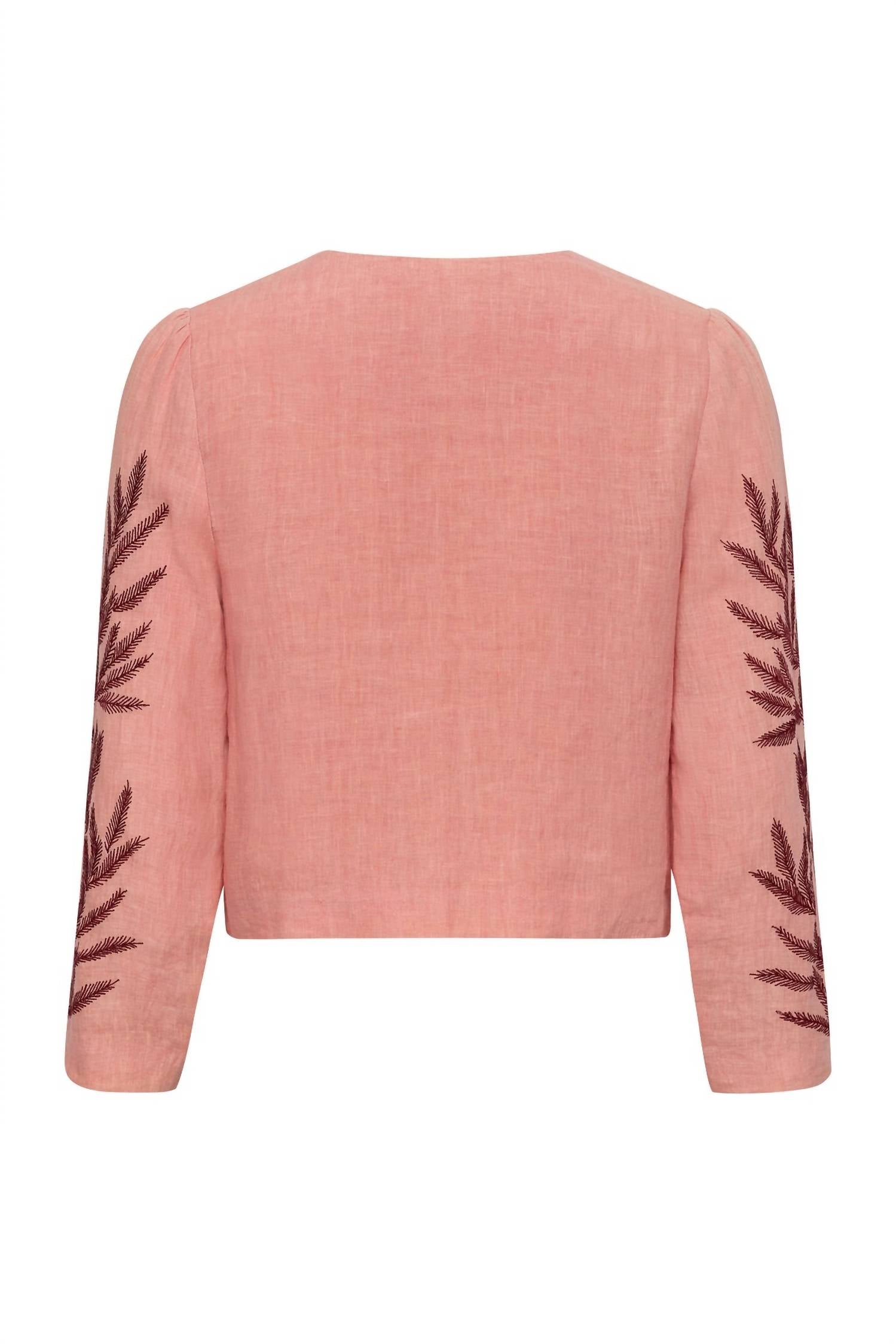Carolina K - Ali Embroidered Sleeves Jacket