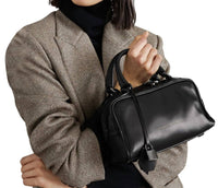 Brunello Cucinelli - Women's Glossy Nappa Boston Top Handle Bag