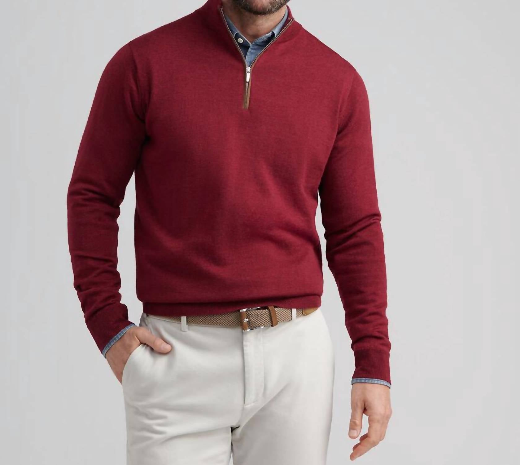 Peter Millar - Men's Autumn Crest Quarter Zip Top