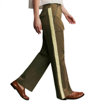 TWP Women's Isa Pant in dark olive - women's pants - alternate view