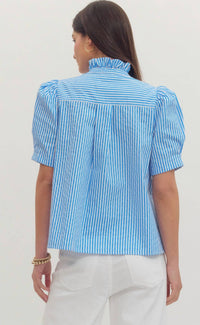 Entro - Vertical Striped Blouse