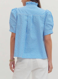 Entro - Vertical Striped Blouse