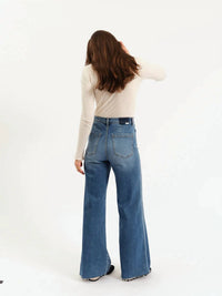 Daze - Far Out High Rise Wide Jeans