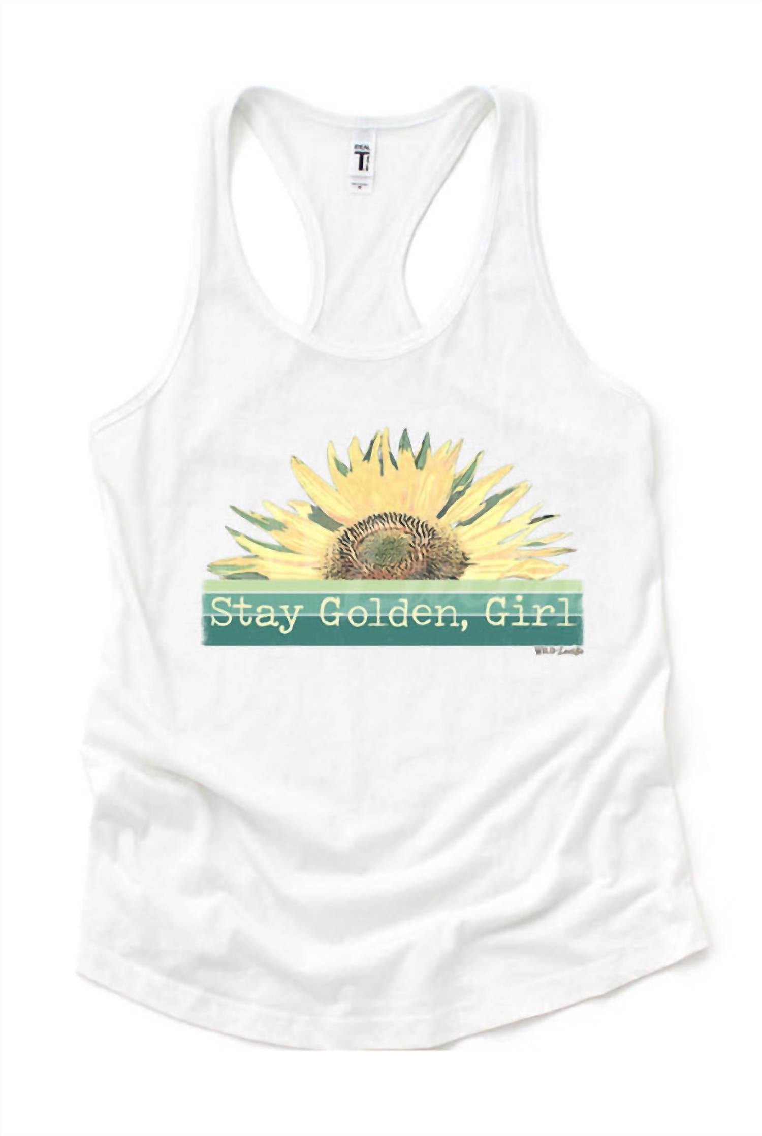Wild Lucille - Women's "Stay Golden, Girl" Graphic Tank