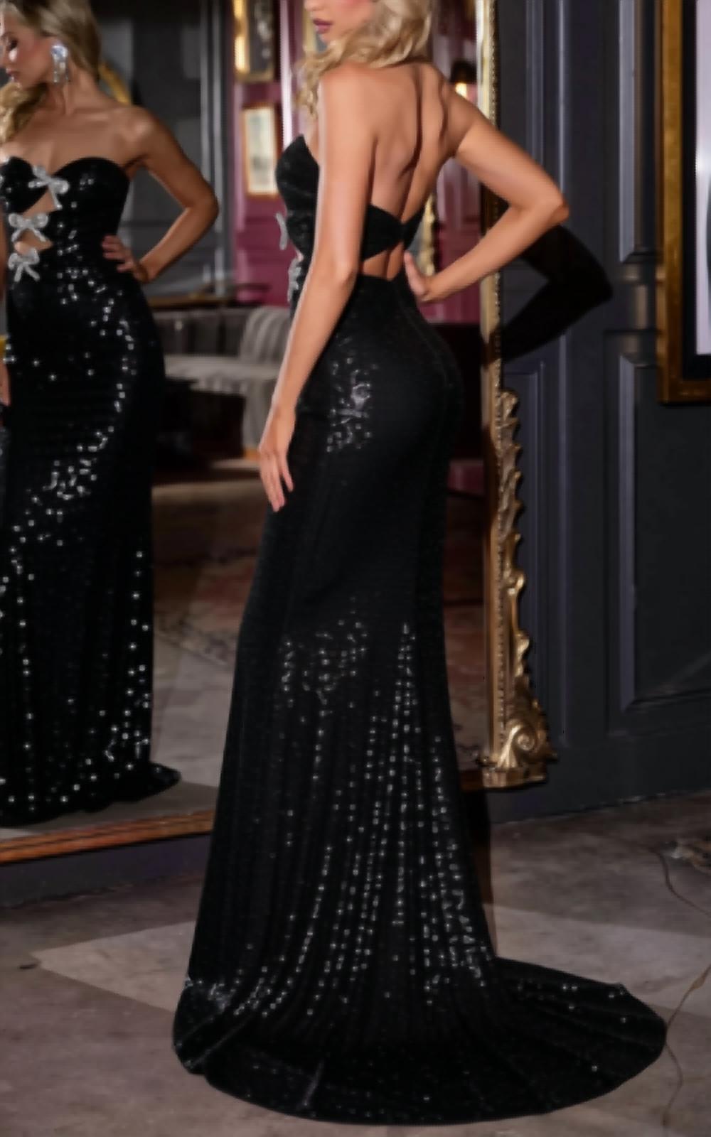 Portia&Scarlett - Embellished Bow Evening Gown
