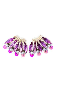 Main & Exchange - Women's Mini Fan Girl Earrings