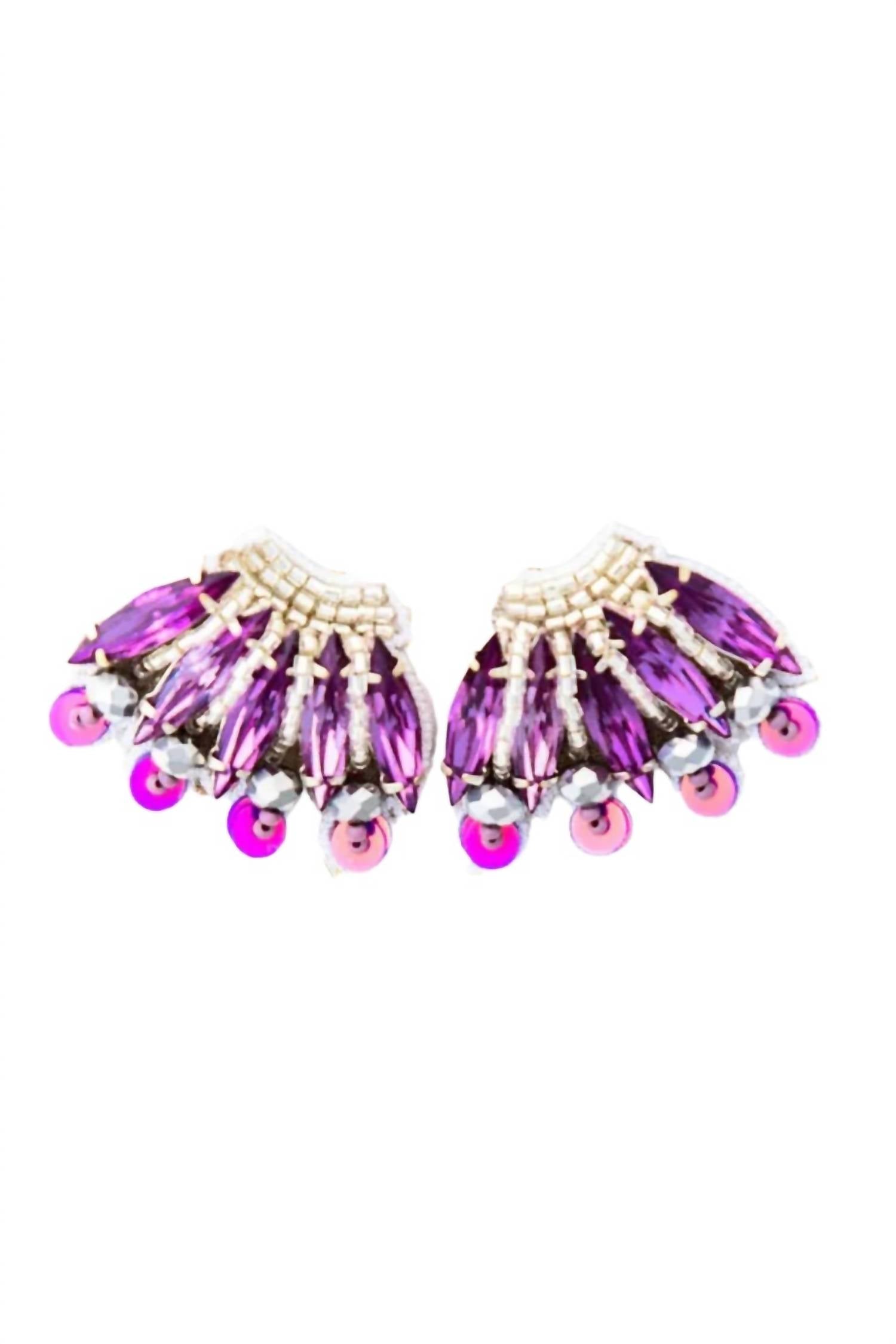 Main & Exchange - Women's Mini Fan Girl Earrings