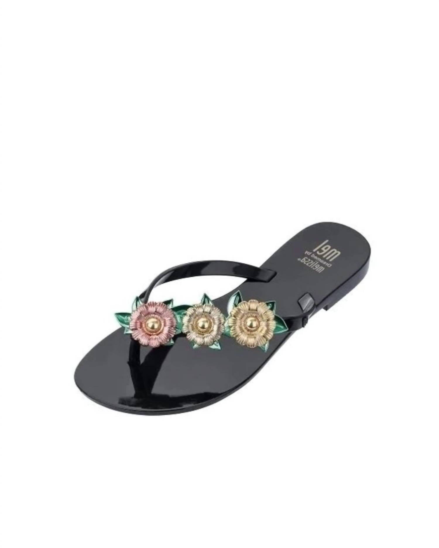 Mini Melissa - Girl's Mel Harmonic Garden Flip-flops