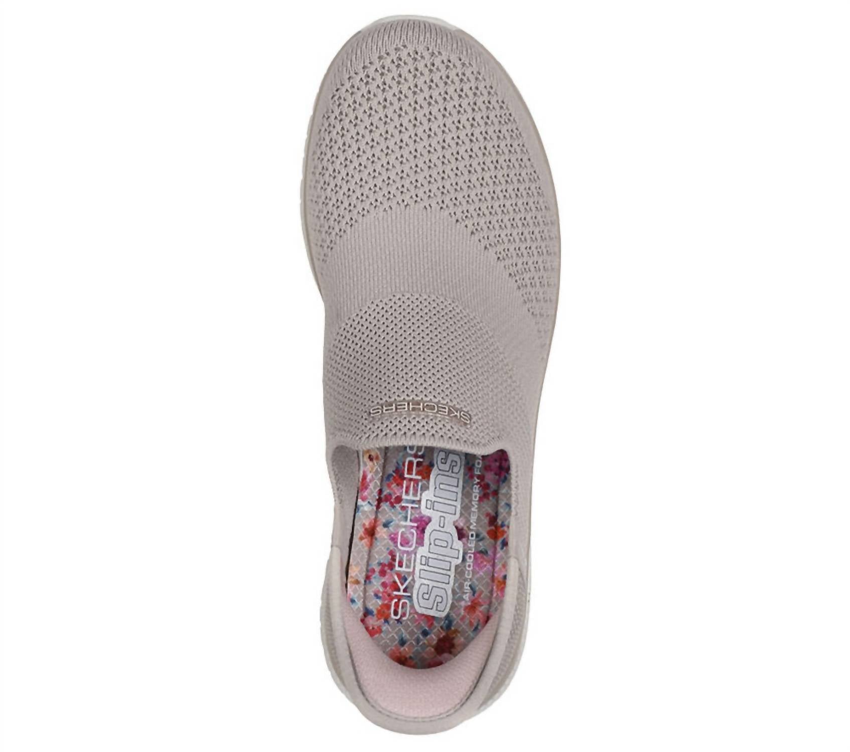 Skechers Women's Virtue-sleek Shoes in taupe - women's sneaker - detail view