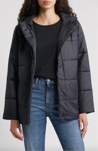 Eileen Fisher - Hooded Puffer Jacket